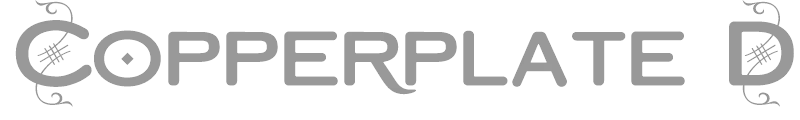 Copperplate Deco Round