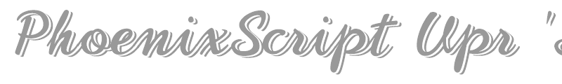 PhoenixScript Upr 'Shadowed'