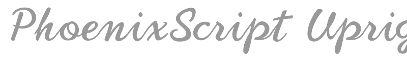 PhoenixScript Upright