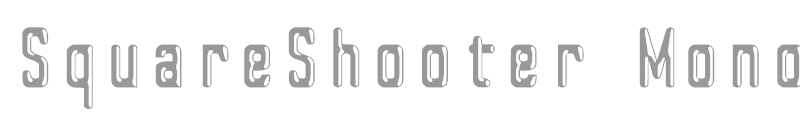 SquareShooter Mono 'Shaded'