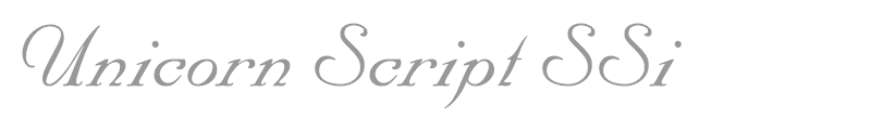 Unicorn Script SSi