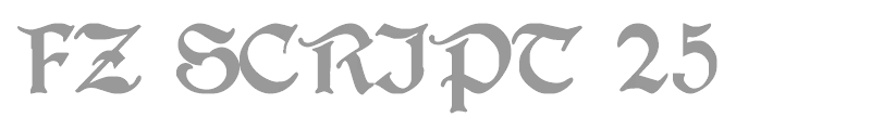 FZ SCRIPT 25