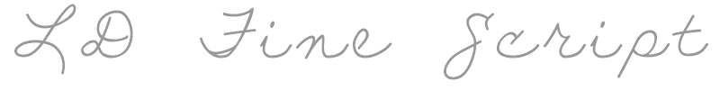 LD Fine Script 3