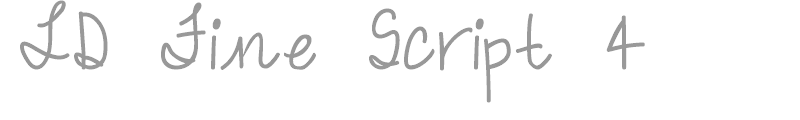 LD Fine Script 4