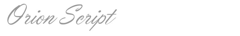 Orion Script