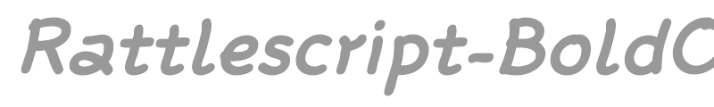 Rattlescript-BoldOblique