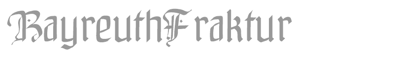 Bayreuth Fraktur