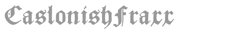 Caslonish Fraxx