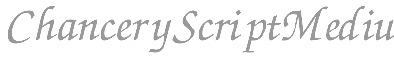 ChanceryScriptMediumSSK