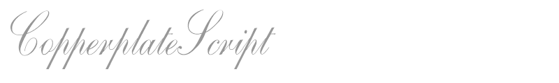 CopperplateScript