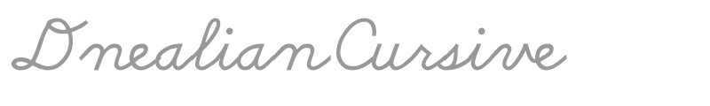 DnealianCursive