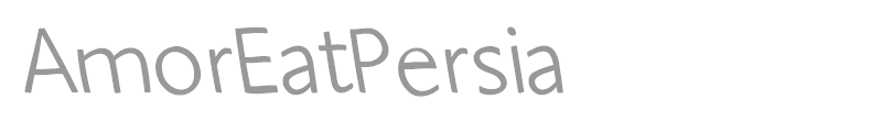 Amor Eat Persia