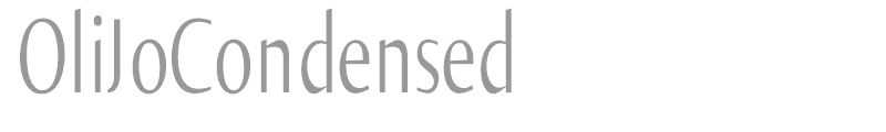 OliJo Condensed