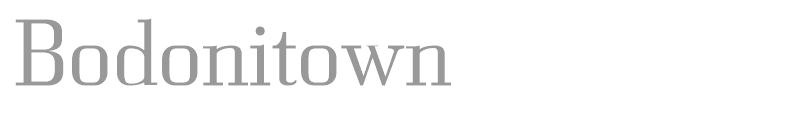 Bodoni Town