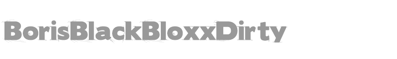 Boris Black Bloxx Dirty