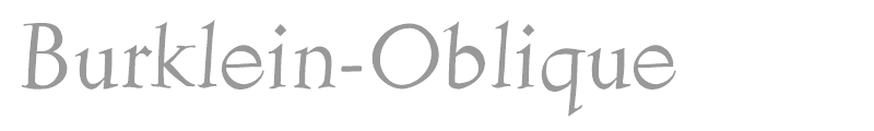 Burklein Oblique