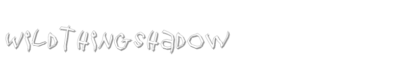 Wild Thing Shadow