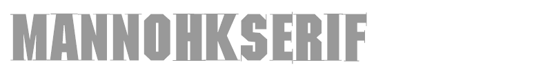 Mannoh K Serif