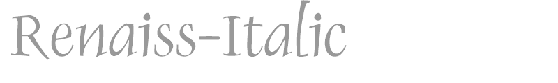 Renaiss Italic
