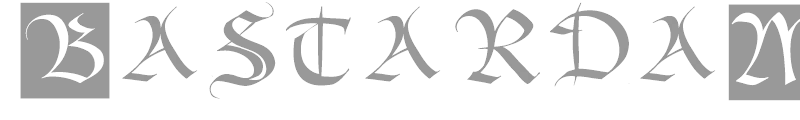 Bastarda Majuskel 1300