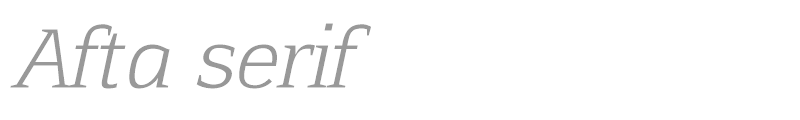 Afta Serif