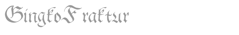 Gingko Fraktur