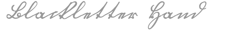 Blackletter Hand