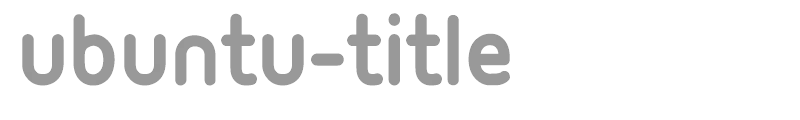Ubuntu Title