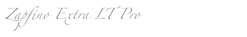 Zapfino Extra LT Pro