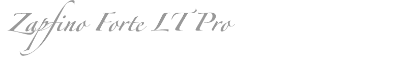 Zapfino Forte LT Pro