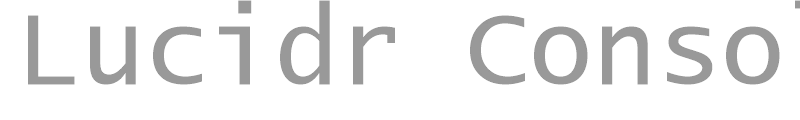 Lucidr Console