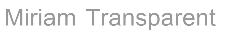 Miriam Transparent