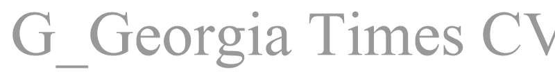 G_Georgia Times CV