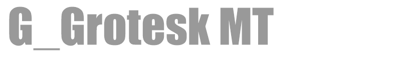 G_Grotesk MT