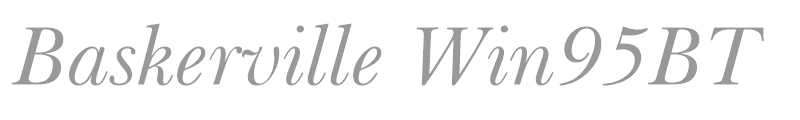 Baskerville Win95BT