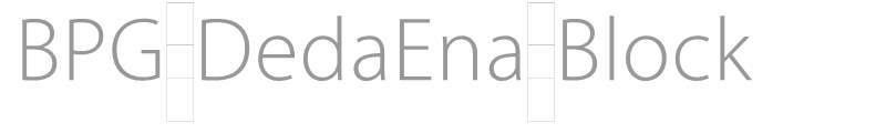 BPG DedaEna Block