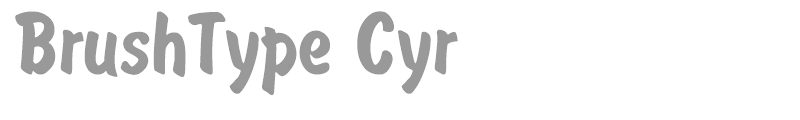 BrushType Cyr
