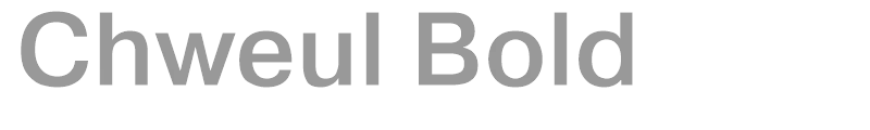 Chweul Bold