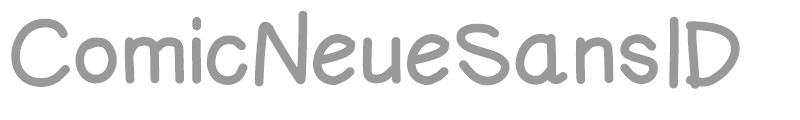 Comic Neue Sans ID