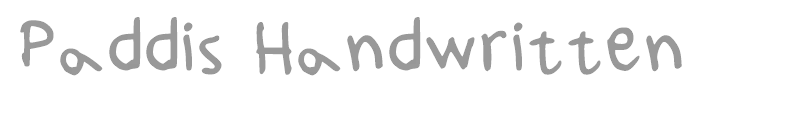 Paddis Handwritten