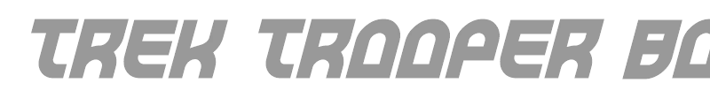 Trek Trooper Bold Italic