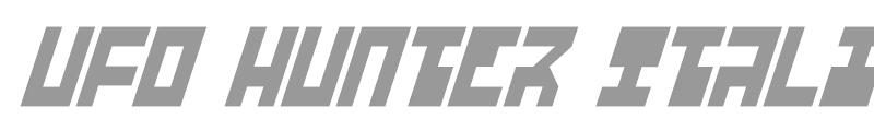 UFO Hunter Italic