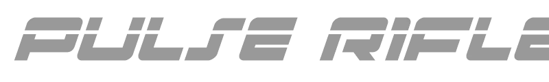 Pulse Rifle Laser Italic