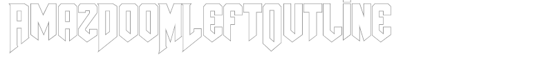 AmazDooMLeftOutline