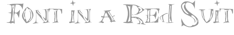 Font In A Red Suit