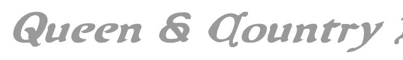 Queen & Country Bold Italic