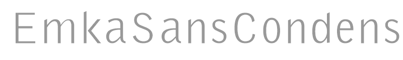 EmkaSansCondensed