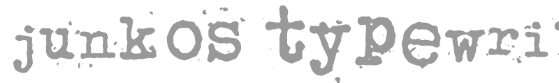Junkos Typewriter