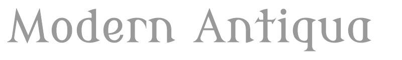 Modern Antiqua