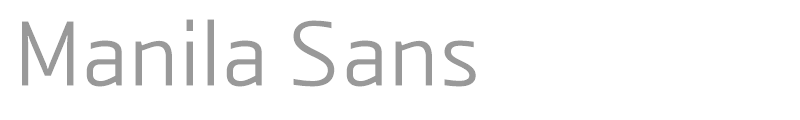 Manila Sans